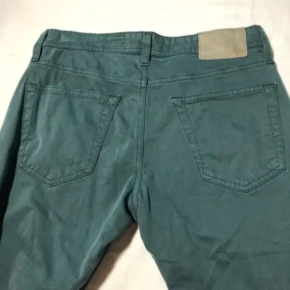 Adriana Goldschmied AG mens 30x34 teal blue tellis modern slim jeans pants